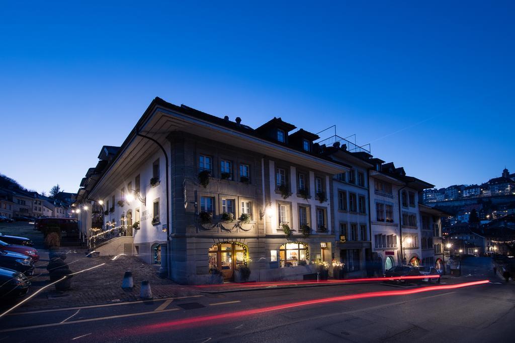 Hotel Restaurant Au Sauvage Fribourg Buitenkant foto