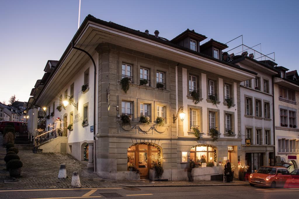Hotel Restaurant Au Sauvage Fribourg Buitenkant foto